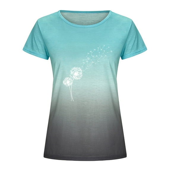 Aayomet Tops For Women Casual Womens T Shirts Basic V Neck Tee Loose Fitting Casual Short Sleeve Tops,Mint Green XXL