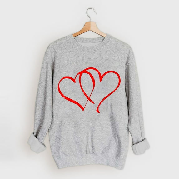 Aayomet Tops For Women Women's Long Sleeve Round Neck Elbow Patched Color Block Stripe Shirt Tops,Gray XXL