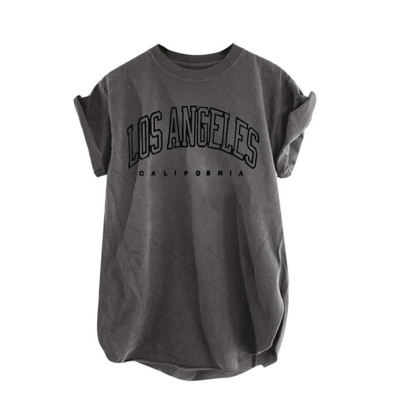 Aayomet Tops For Women Womenâs -T Short Sleeve V-Neck T-Shirt,Gray S