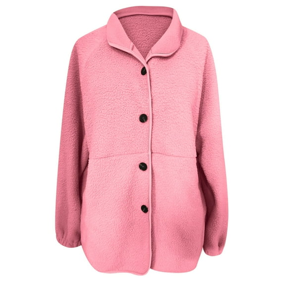 Aayomet Trench Coats For Women Winter Coat for Women, Hooded -Lined Winter Parka Jacket for Women,Pink S