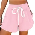 thumbnail image 1 of Aayomet Trendy Shorts for Women 2023 Women's Shiny Metallic Rave Booty Shorts Hot Pants Dance Bottom,Pink XXL, 1 of 5