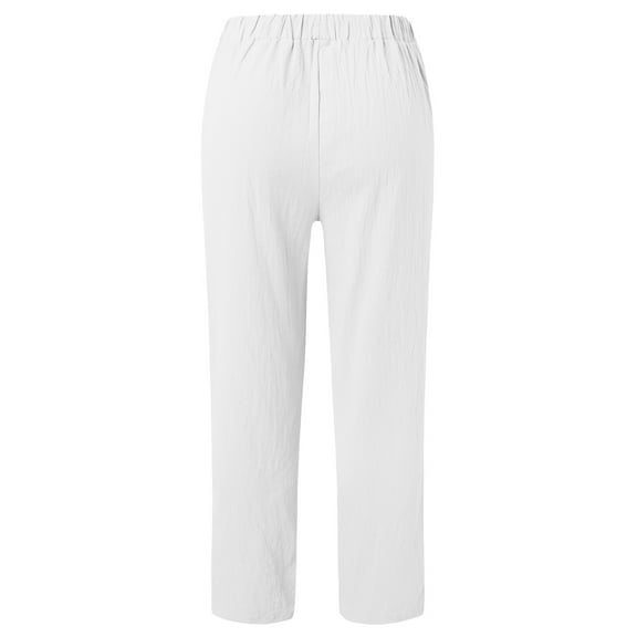 Aayomet Wide Leg Pants For Women Women’s French Terry Joggers, Women’s Drawstring Sweatpants, Women’s Soft Joggers,White S