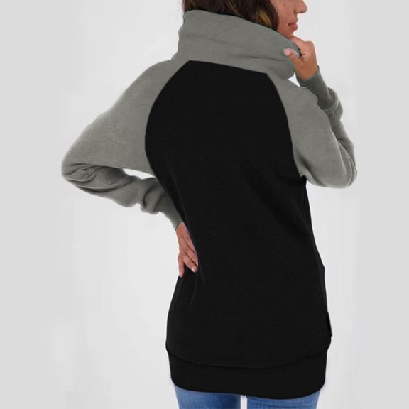 "Aayomet Winter Coat Women's Fashion Fur Lapel Double- Thick Wool Trench Coat Jacket,Gray XL"