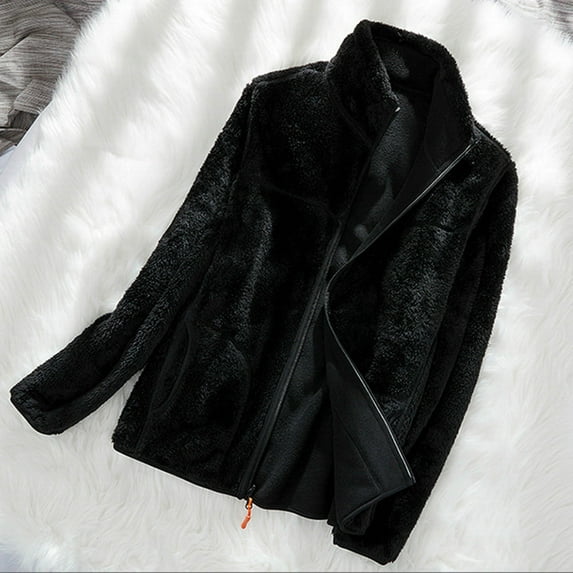 Aayomet Winter Coats For Women 2022 Women's Padded Jacket, Thicken Parka Fur Vegan Down Long Parka Winter Jacket Warm Hooded Outwear,Black XXL