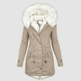 thumbnail image 1 of Aayomet Winter Coats For Women Plus Size Women Casual Elegant Long Sleeve Oversized Lapel Blazers Open Front Solid Work Office Jacket Blazer,Khaki M, 1 of 2