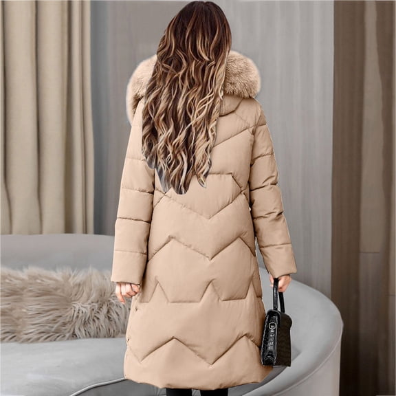 Aayomet Winter Coats For Women Plus Size Women's Wool Wrap Coat with Tie Belt, Vintage Soft Almond, Medium,Khaki 4XL