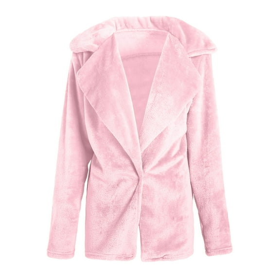 Aayomet Winter Coats For Women Women's Thickened Down Jacket Winter Warm Down Coat,Pink L
