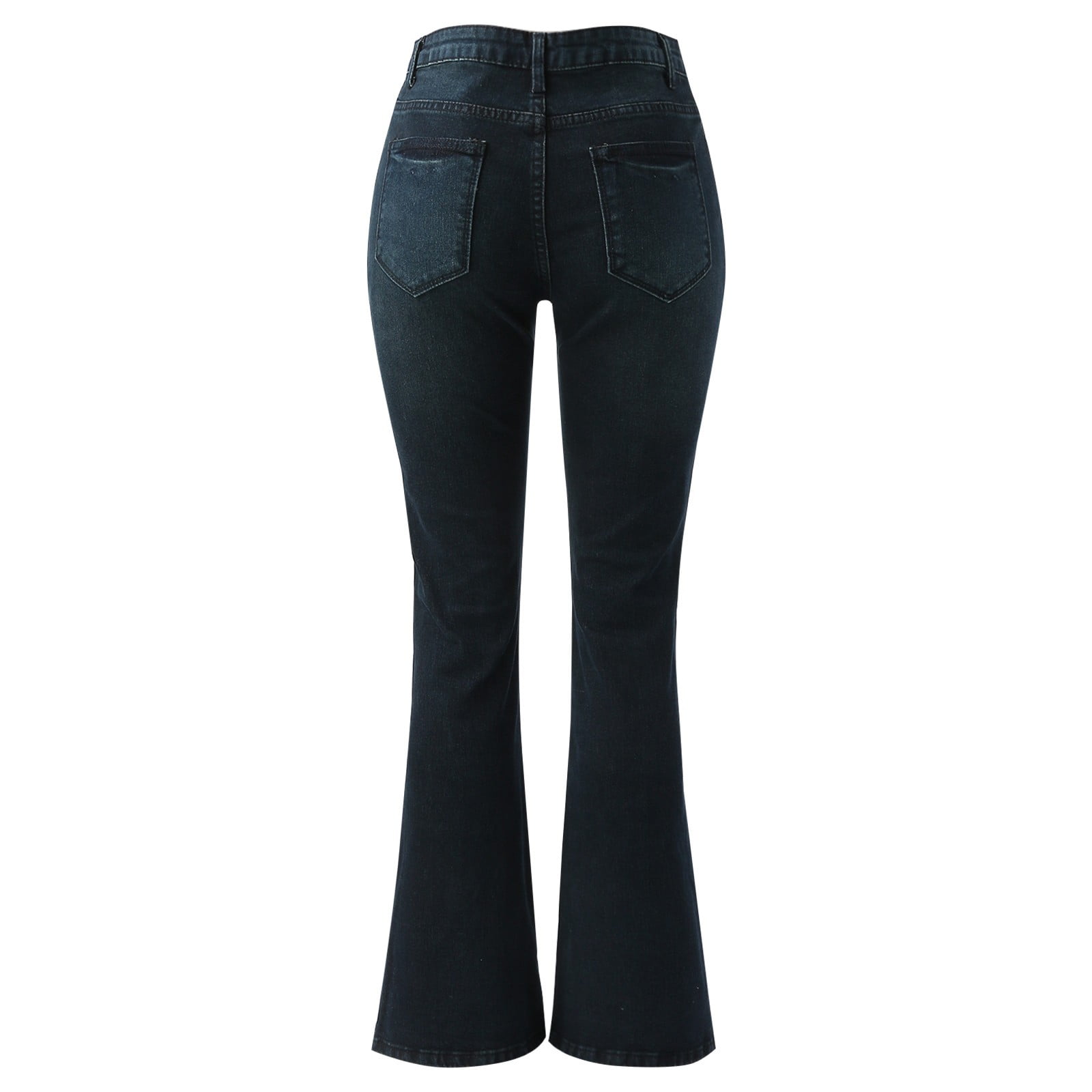 Black top bootcut jeggings