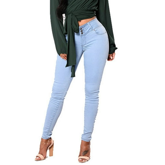 Aayomet Women Jeans Skinny Women's Misses Regular Fit Bootcut Jean,D XL