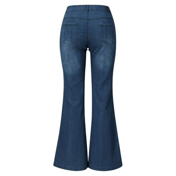 Aayomet Women Jeans Tall Women's High Rise Skinny Jean,Blue 3XL