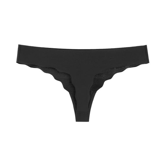 Aayomet Women Panties Thong Underwear For Women Panties No Show High Cut Low Rise Womens Bikini Underwear,Black M