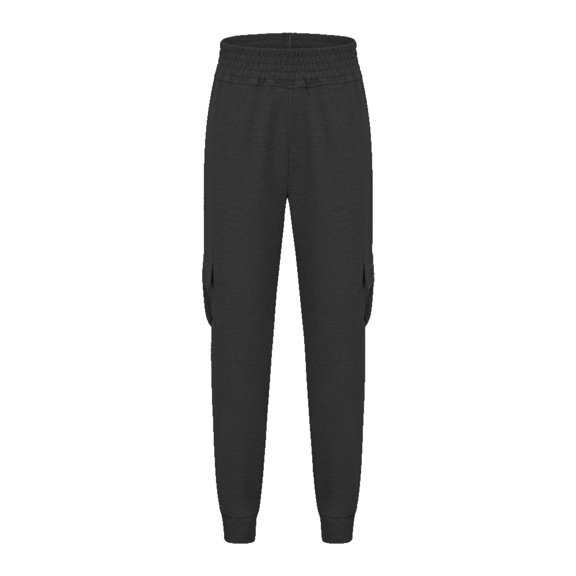 Aayomet Women'S Sweatpants Women's Tri-blend French Terry Jogger with Pockets,Black L