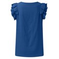 thumbnail image 1 of Aayomet Women’S Tanks Womens Lace V Neck Tunic Tank Tops Casual Sleeveless Shirt Blouse,Blue XXL, 1 of 4