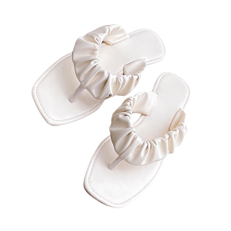 Walmart womens deals white sandals