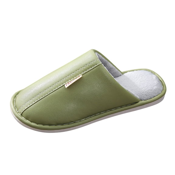 Aayomet Women's Bedroom Slippers Memory Foam House Bedroom Slippers for Women,Green 36