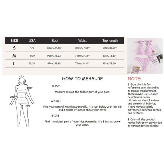 Aayomet Women's Bikini Swimsuits Swimsuit for Women Printing 2 Piece Split Bathing Suit High Waist Training Wrap,Red L