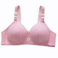 thumbnail image 1 of Aayomet Women’s Bras Women's Secrets Love My Curves Signature Floral Underwire Full Coverage Bra,Pink XXL, 1 of 5