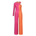 thumbnail image 1 of Aayomet Women's Casual Jumpsuit Workout Jumpsuit Long Sleeved Sports Jumpsuit,Hot Pink L, 1 of 5