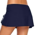 thumbnail image 1 of Aayomet Women's Swim Skirt Bottoms High Waisted Bathing Suit Swimsuits Skirts Pleated Skorts Boxer Swim Pants Cover up for Girls,Dark Blue X-Large, 1 of 4