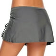 thumbnail image 1 of Aayomet Women's Swim Skirt Bottoms High Waisted Bathing Suit Swimsuits Skirts Pleated Skorts Boxer Swim Pants Cover up for Girls,Gray Medium, 1 of 4