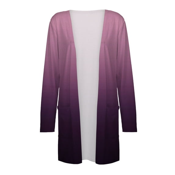 Aayomet Womens Cardigan Sweaters Cardigan for Women Dressy Casual Lightweight Long Sleeve Open Front Draped Cardigan Sweaters Dusters Plus Size,Hot Pink S-XXL