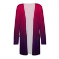 thumbnail image 1 of Aayomet Womens Cardigan Sweaters Women's Long Sleeve Cable Knit Sweater Open Front Cardigan Button Loose Outerwear,Hot Pink S-XXL, 1 of 3