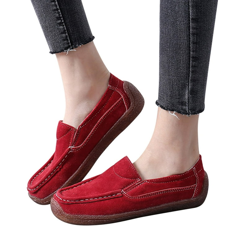 Ladies red shoes size 8 outlet