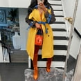thumbnail image 1 of Aayomet Womens Coat Winter Coats for Women Warm Hooded Outerwear Solid Thick Padded Jacket Loose Oversized Hooded Coat,Yellow XL, 1 of 5