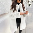 thumbnail image 1 of "Aayomet Womens Coat Women's Plus-Size Mid-Length -Fur Collar Down Coat with Hood,White 5XL", 1 of 4