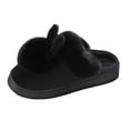 thumbnail image 1 of Aayomet Womens Cute Slippers Anti-Slip Soft Plush Comfy Indoor Slippers Couple Style Home Shoes,Black 36-37, 1 of 3