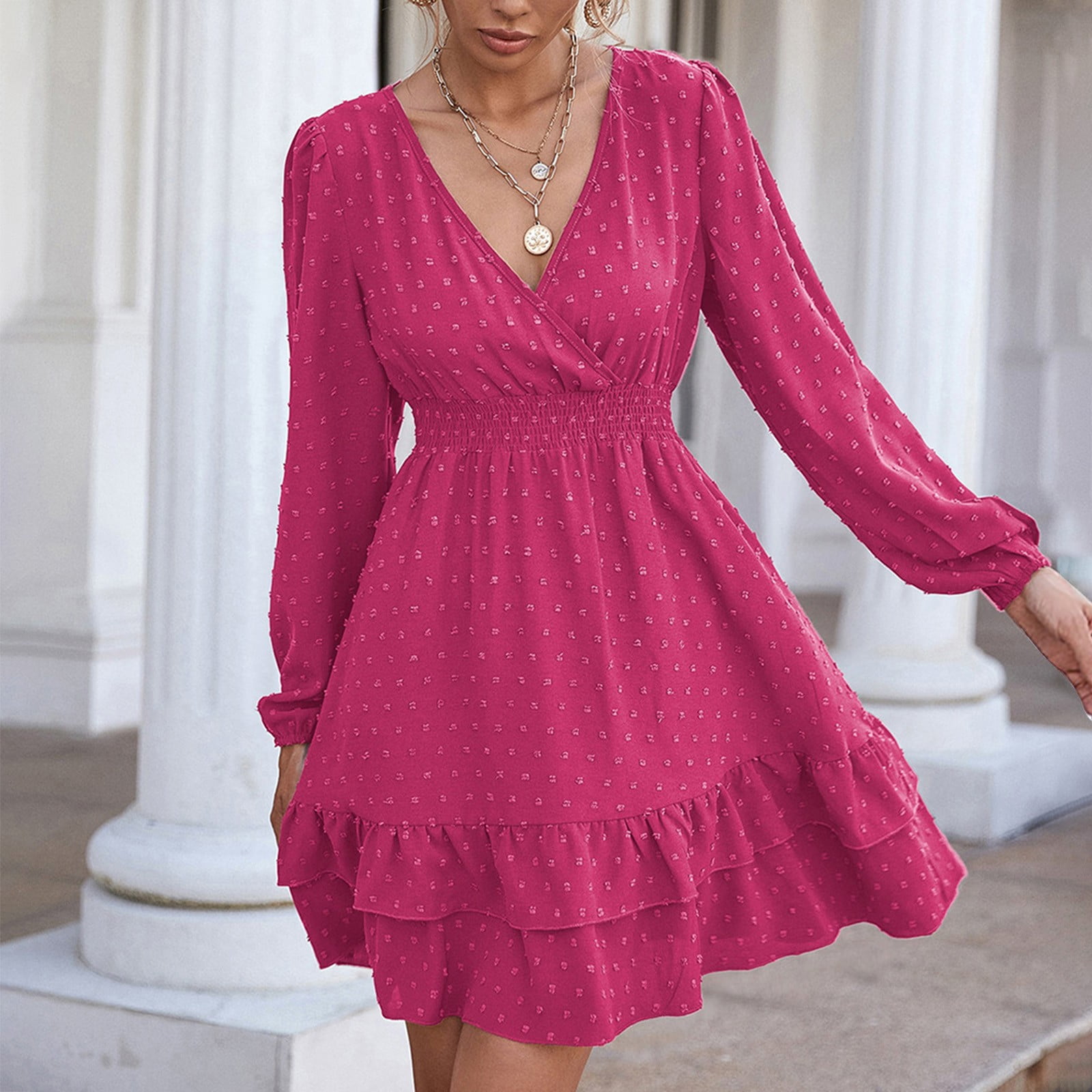 Dusty Pink Pure Viscose Chinon Chiffon Dress Material with Dupatta Online  FABANZA