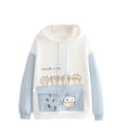 thumbnail image 1 of Aayomet Womens Hoodies Oversized Sweatshirts for Women Womens Sherpa Hoodie Fluffy Women's Hoodies Pullover with Pockets,Blue M, 1 of 3