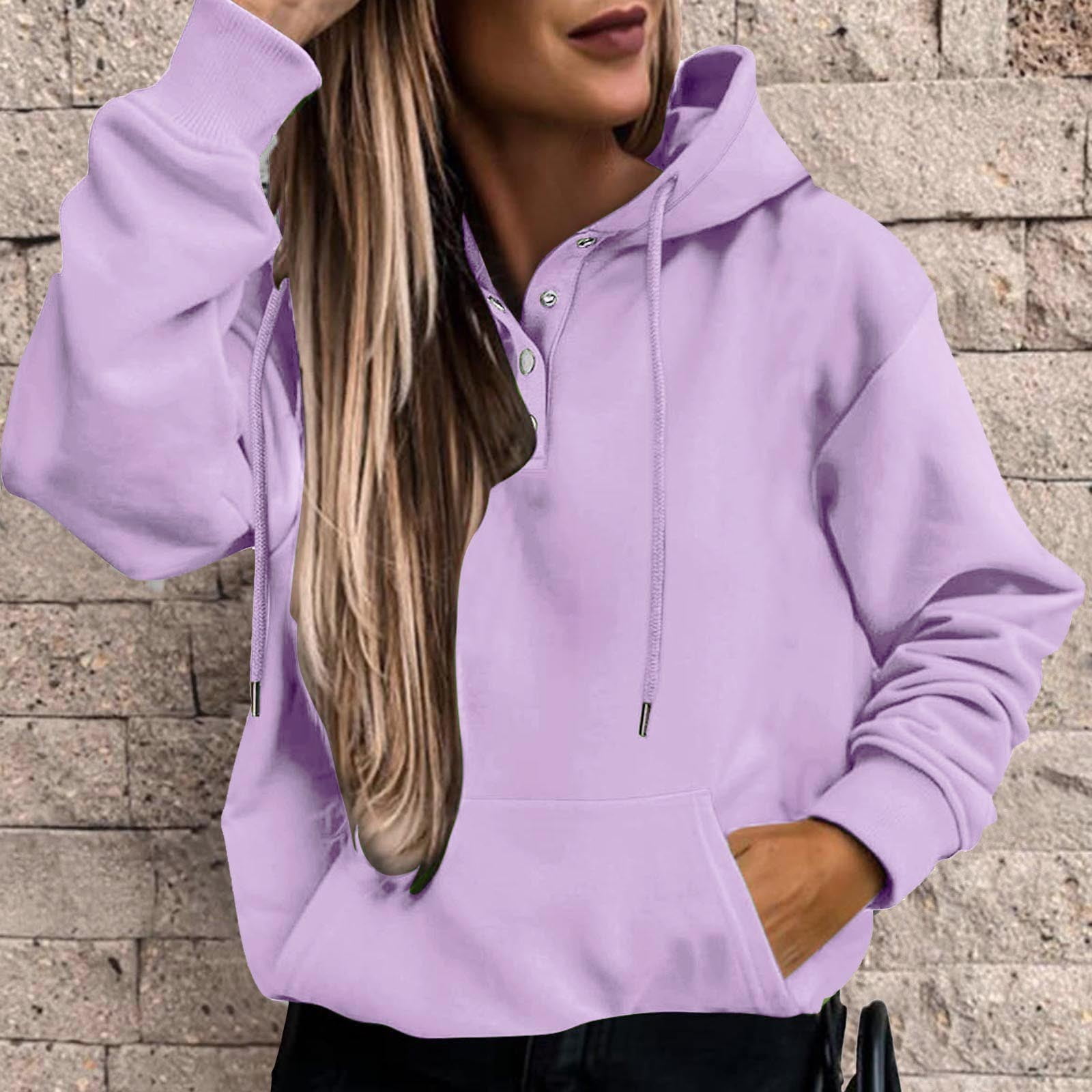  Rpvati Womens Sweatshirts V Neck Womens Hoodies Lightweight  Basics Womens Clothing Long Sleeve Ethnic Floral Womens Hoodies Pullover  Oversized Plus Size Clothes With Pocket Purple Xl : Ropa, Zapatos y Joyería