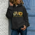 thumbnail image 1 of Aayomet Womens Hoodies Trendy Women's Casual Lightweight Hoodies Long Sleeve White Drawstring Sweatshirts Loose Pullovers with Pocket,Black M, 1 of 4