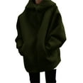 thumbnail image 1 of Aayomet Womens Hoodies Trendy Women's Casual Quarter Zip Pullover Tops Long Sleeve Zipper Sweatshirt 2022 Fall Fashion Clothes,Army Green L, 1 of 5