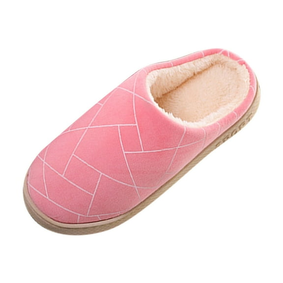 Aayomet Womens House Slippers Comfy Booties Non-Slip Slippers Indoor Outdoor Shoes,Pink 41