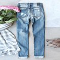thumbnail image 1 of Aayomet Womens Jean Rompers And Jumpsuits Pants Womens Jeans Independence Day Print Ripped Pants,BU2 XXL, 1 of 3