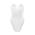 thumbnail image 1 of Aayomet Womens Jumpsuits Dressy Women's Halter Backless Bodysuit Glitter Sleeveless V Neck Chain Tank Party Clubwear,White M, 1 of 5