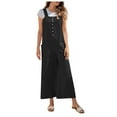 thumbnail image 1 of Aayomet Womens Jumpsuits Dressy color Women Jumpsuits Cowboys Fashion Leisure Summertime Women's Jumpsuit,Black L, 1 of 4