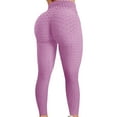 thumbnail image 1 of Aayomet Womens Leggings High Yoga Exercise Waist Women's Fitness Bubble Lifting Yoga Pants ( Red, XS), 1 of 5