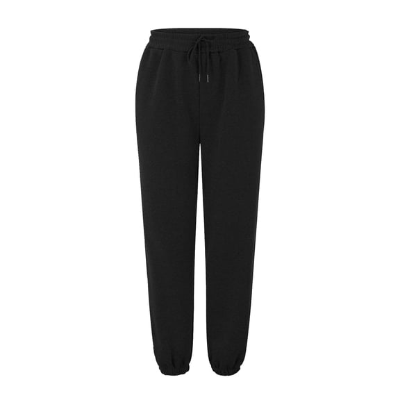 Aayomet Womens Lounge Pants Sweatpants for Women, Joggers with Pockets, Thick Lounge Pants,Black M