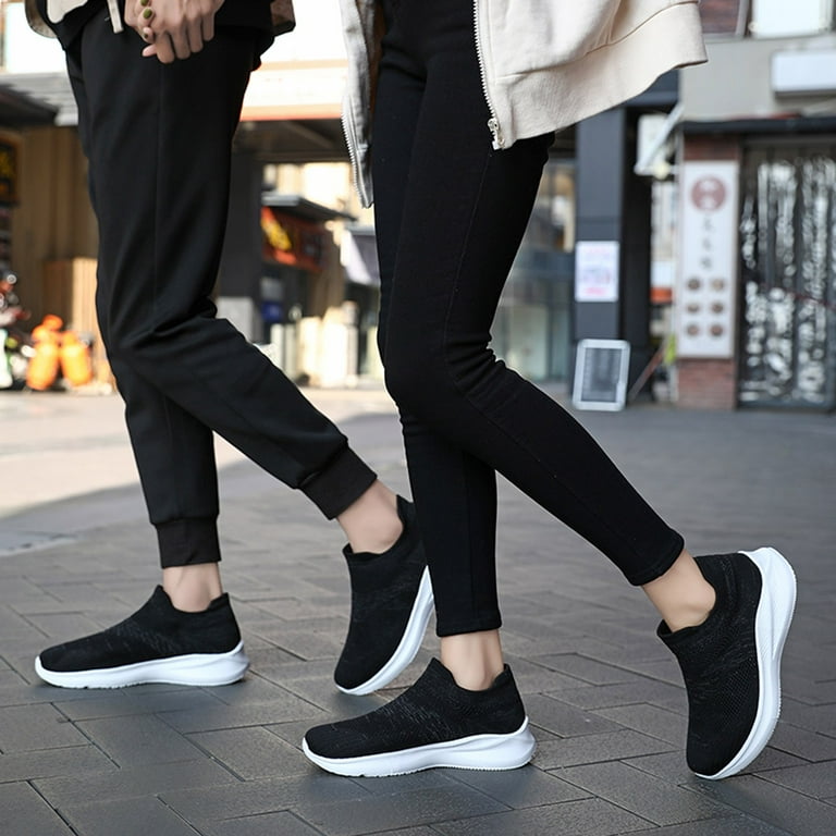 Aayomet Womens Slip on Sneakers Couples Breathable On Men Slip