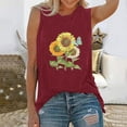 thumbnail image 1 of Aayomet Womens Tank Tops Graphic Tank Tops for Womens Summer Casual Loose Sleeveless Shirts Dandelion Letter Printed Round Neck Tees, M, 1 of 3