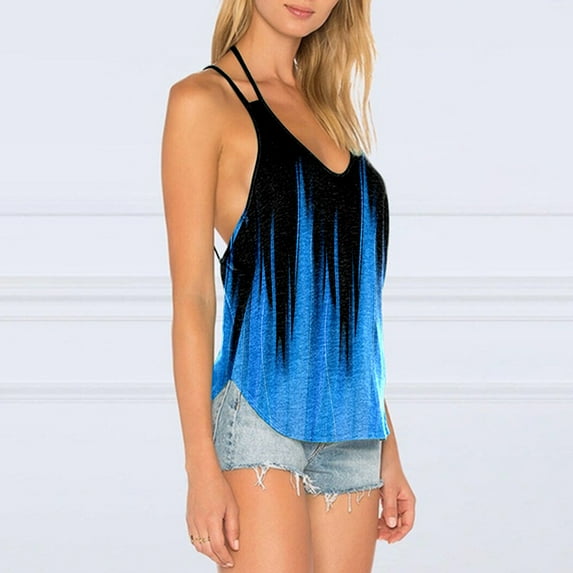 Aayomet Womens Tank Tops Women's Cowl Neck Camisole Silk Satin Adjustable Spaghetti Strap Tank Top Cami Blouse,Blue XL