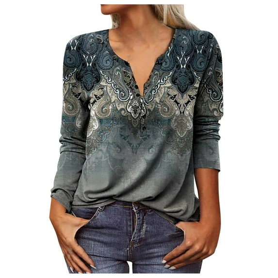 Aayomet Womens Tops Dressy Casual Womens Casual Crewneck Sweatshirt Short,Long Sleeve Solid Color Shirt Soft Lightweight Loose Tops,Blue S