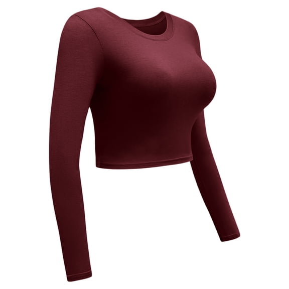 Aayomet Womens Tops Fall Women's Long Sleeve Tops Leopard Color Block T Shirt Casual Tunic Crew Neck Striped Shirts,Red XL