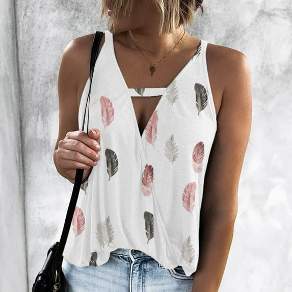 Aayomet Womens Tops Women Basic Sleeveless Vest Crop Tank Top Casual Crew Neck Binding Crop Top,White L