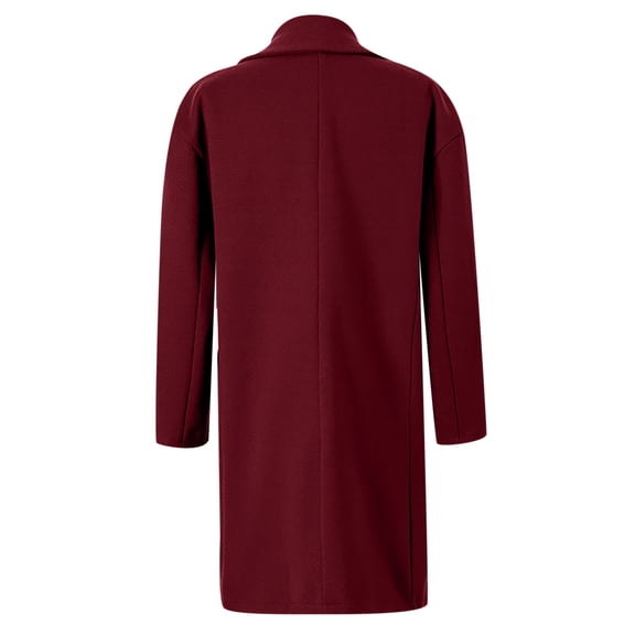 Aayomet Womens Winter Coats Womens Fashion Horn Button Thicken Coat with Hood Winter Warm Jacket,Red M