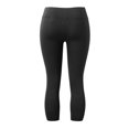 thumbnail image 1 of Aayomet Womens Workout Leggings Fast Warm German Velvet Leggings Trousers High Waist Seamless Embroidery Belly (Black, M), 1 of 4