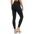 thumbnail image 1 of Aayomet Womens Workout Leggings Pants High Waist Tight Women's Pants Fitness Solid Yoga Pants (Black, M), 1 of 5